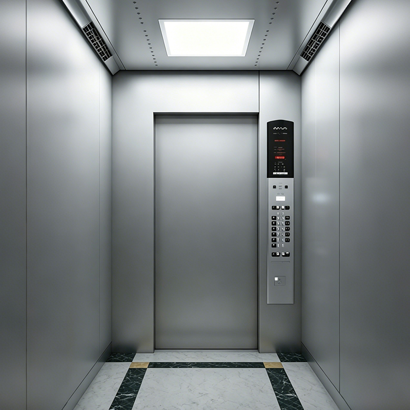 Elevador de passageiros em aço pintado moderno para edifícios de escritórios