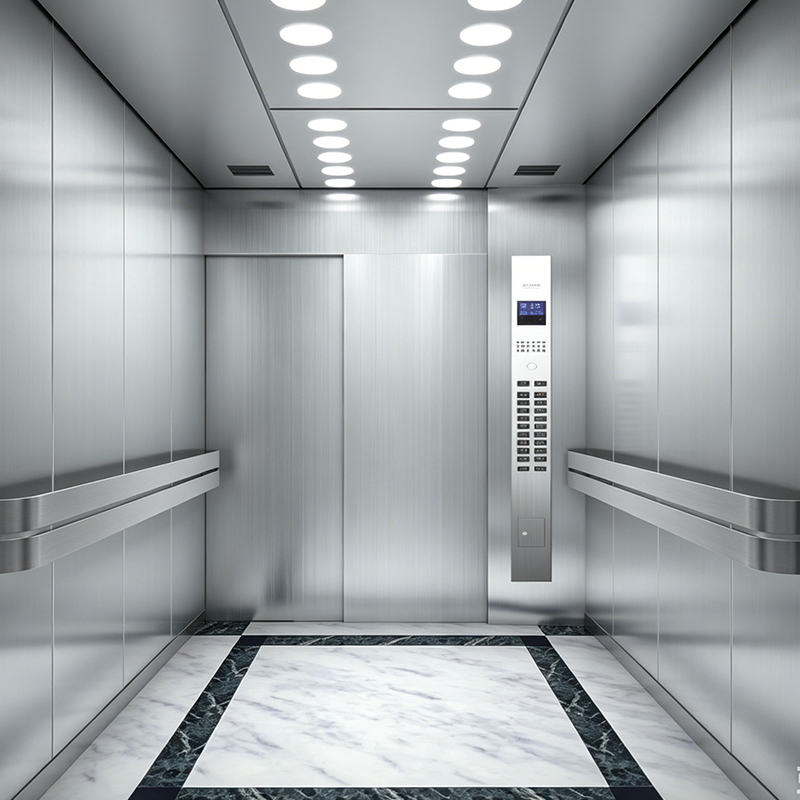 Elevador hospitalar de aço inoxidável fino