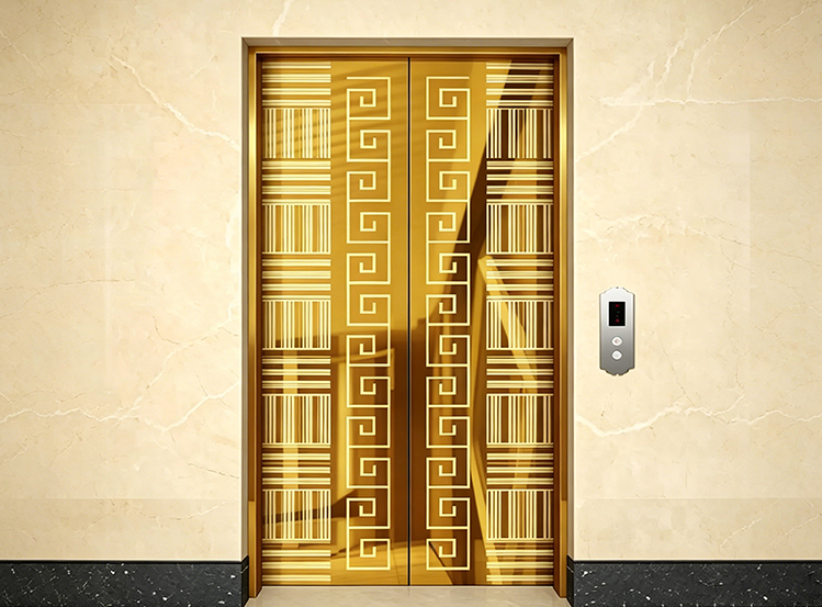 Peças de elevador e interiores de cabine